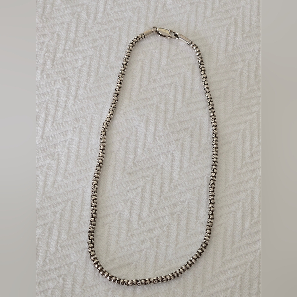 Silpada Silver Popcorn Necklace